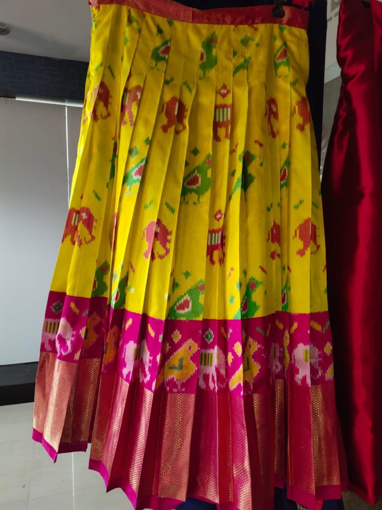saree stitched gown